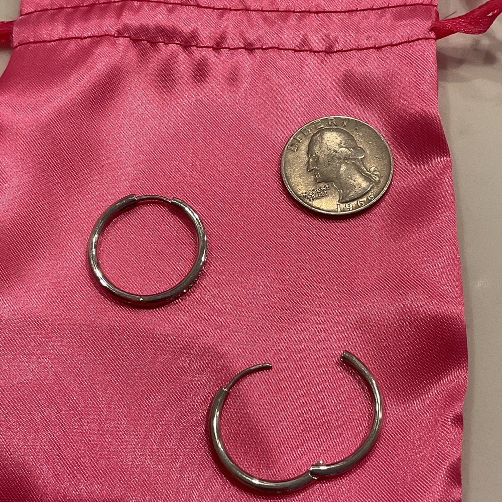 Silver Hoop Earrings